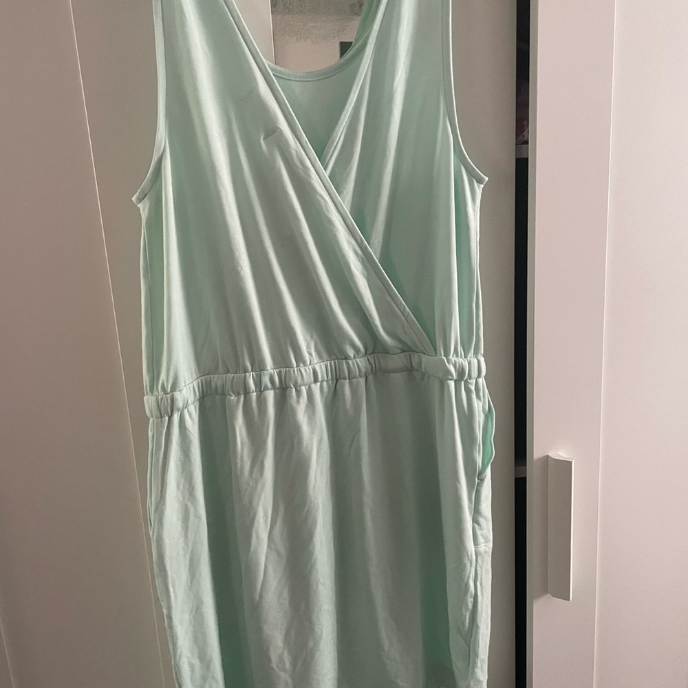 NWT Loft Lou & Grey Signature Soft Crossover Back Pocket Dress Size XL - Picture 3 of 3